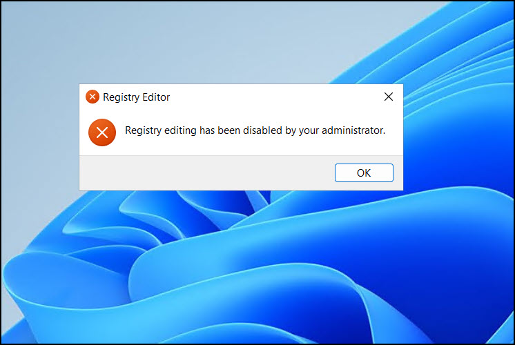 Easily Block Windows Registry Access using Intune Policy 7 Intune: Registry Editing has been disabled by your administrator