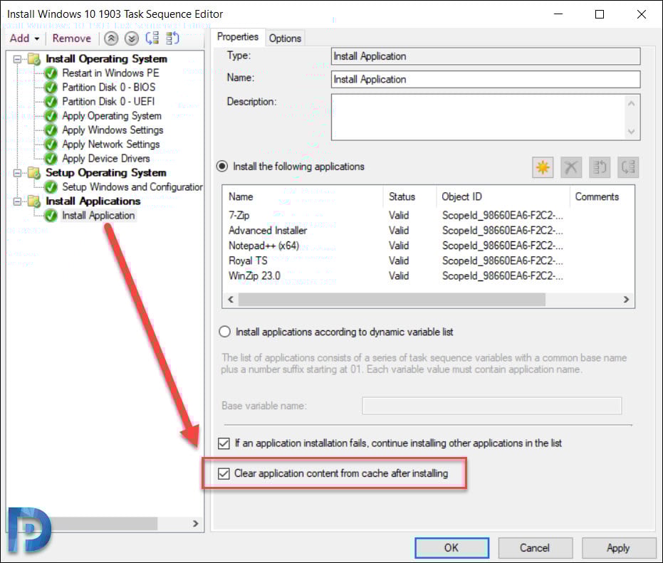 Clear Application Content from SCCM Client Cache 2 Clear Application Content from cache after installing