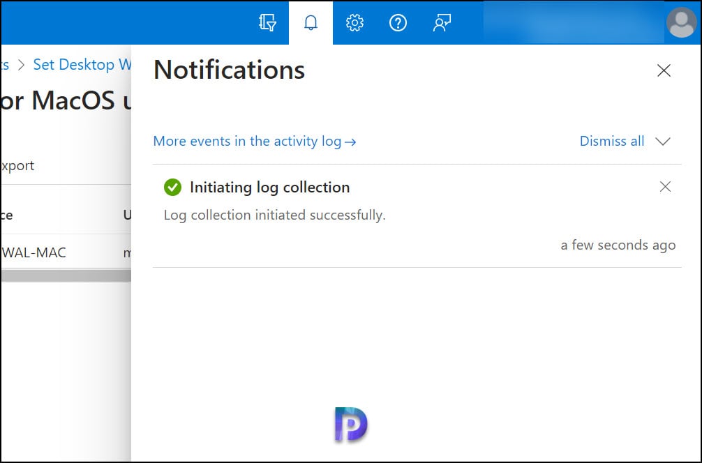 How to Collect Intune Logs from MacOS Devices 12 Collect macOS diagnostics logs from Intune Admin Center