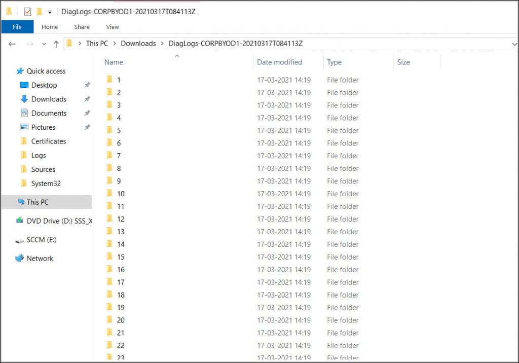 Easy Guide to Collect Logs with Intune MEM 7 Extract Windows 10 Device diagnostics
