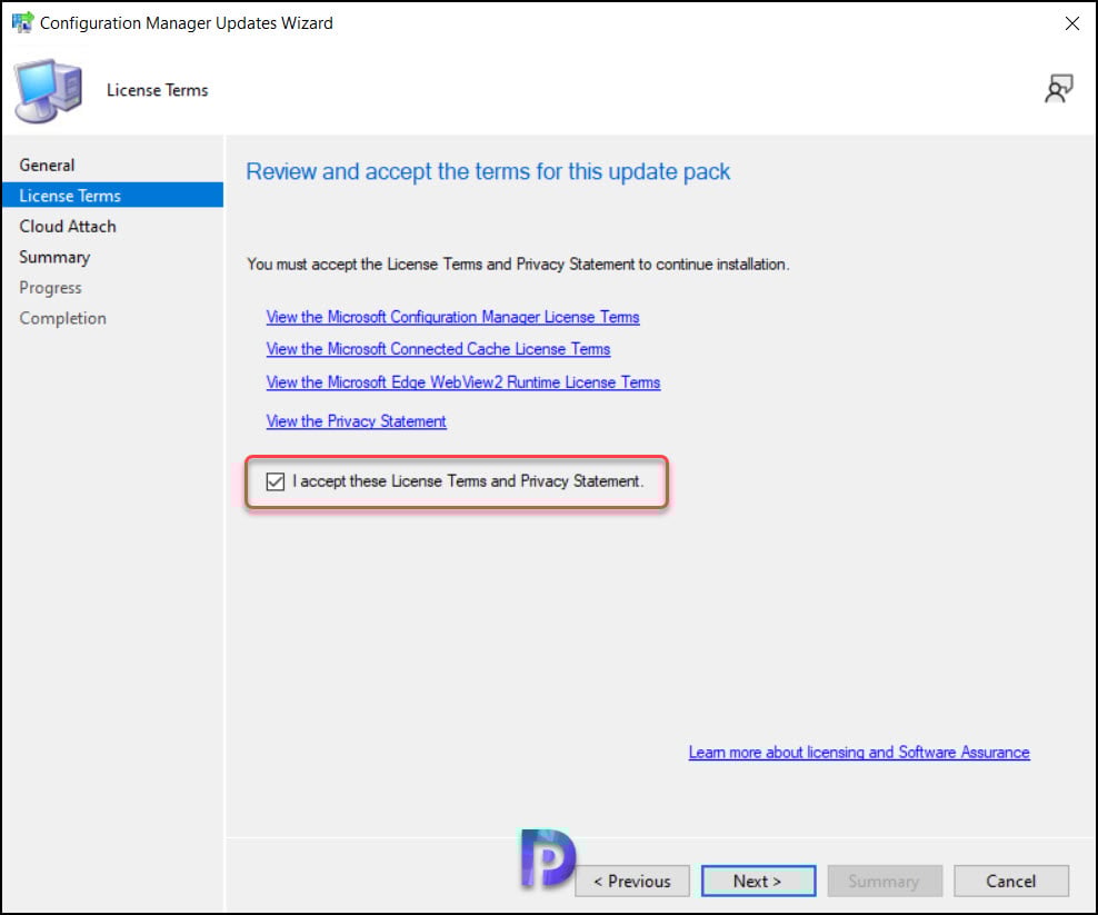 ConfigMgr 2303 Hotfix KB24721208 to Fix Slow data processing 3 Hotfix KB24721208 License Terms