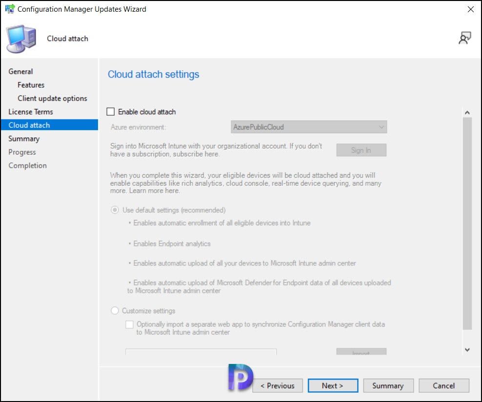 ConfigMgr Technical Preview 2307 New Features 6 SCCM Technical Preview 2307 Cloud Attach