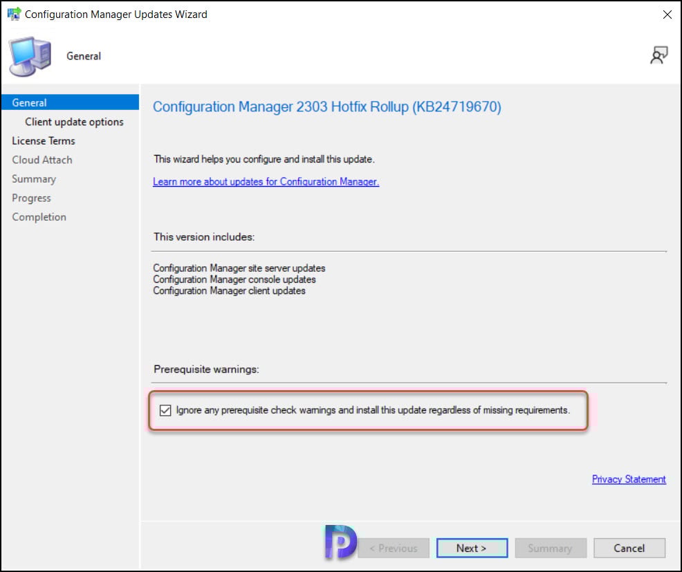 Latest Configuration Manager 2303 Hotfix KB24719670 Rollup 2 Install Configuration Manager 2303 Hotfix KB24719670
