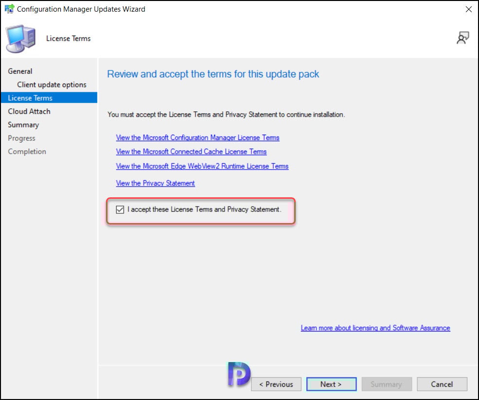 Latest Configuration Manager 2303 Hotfix KB24719670 Rollup 4 Hotfix KB24719670 License Terms