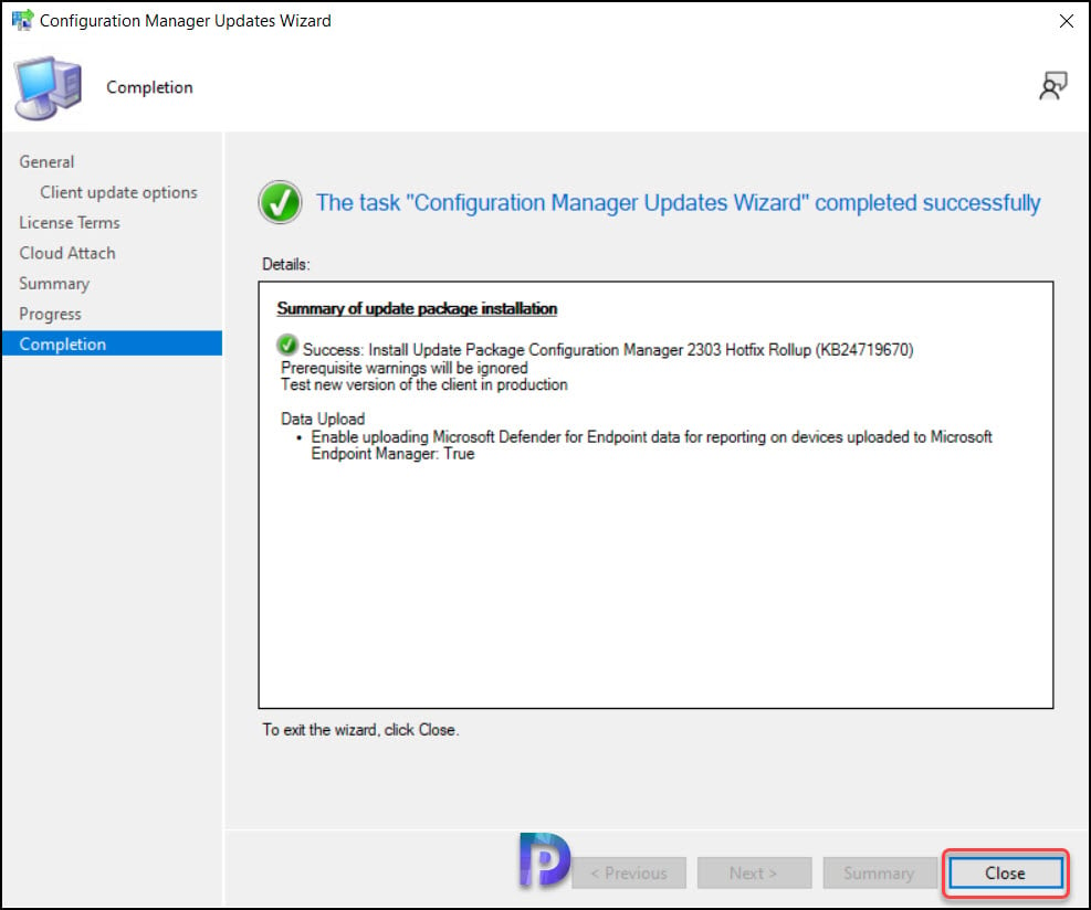 Install SCCM 2303 Hotfix KB24719670