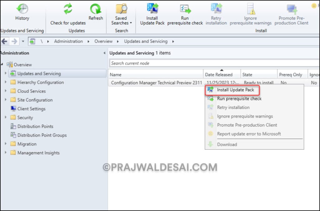 Configuration Manager Technical Preview 2311 New Features 1 Install Configuration Manager Technical Preview 2311