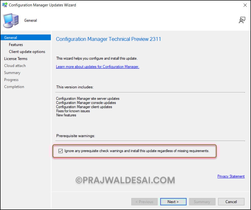 Configuration Manager Technical Preview 2311 New Features 2 Install Configuration Manager Technical Preview 2311