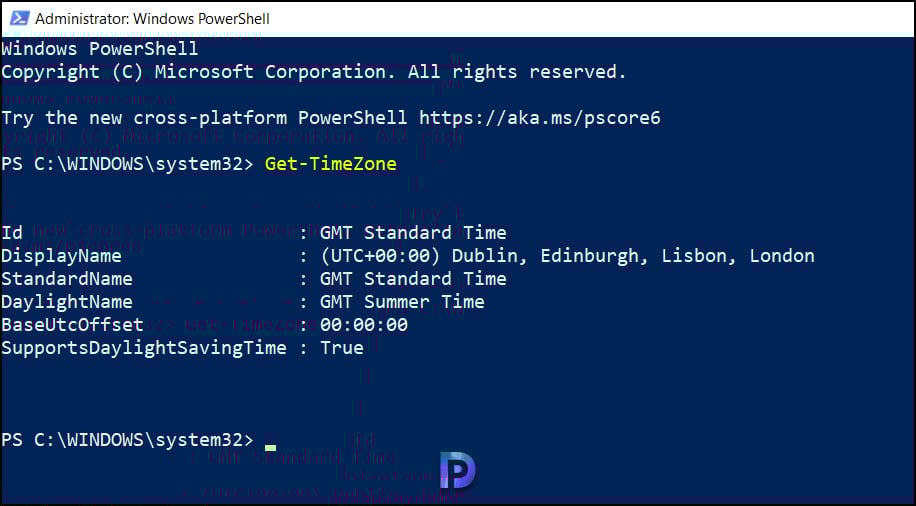 Configure Time Zone using Intune for Windows Devices 1 Find Time Zone using PowerShell