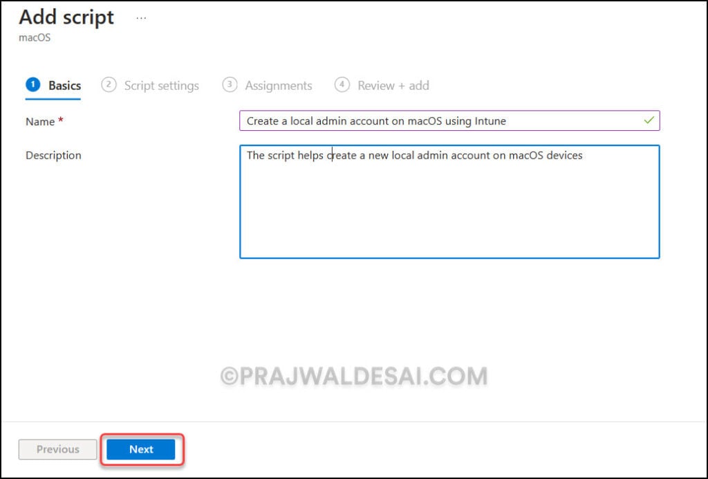 Create a Local Admin Account on MacOS using Intune 3 Create a Local Admin Account on MacOS using Intune