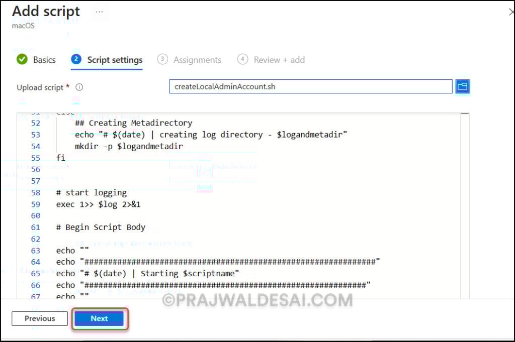 Create a Local Admin Account on MacOS using Intune 4 Create a Local Admin Account on MacOS using Intune