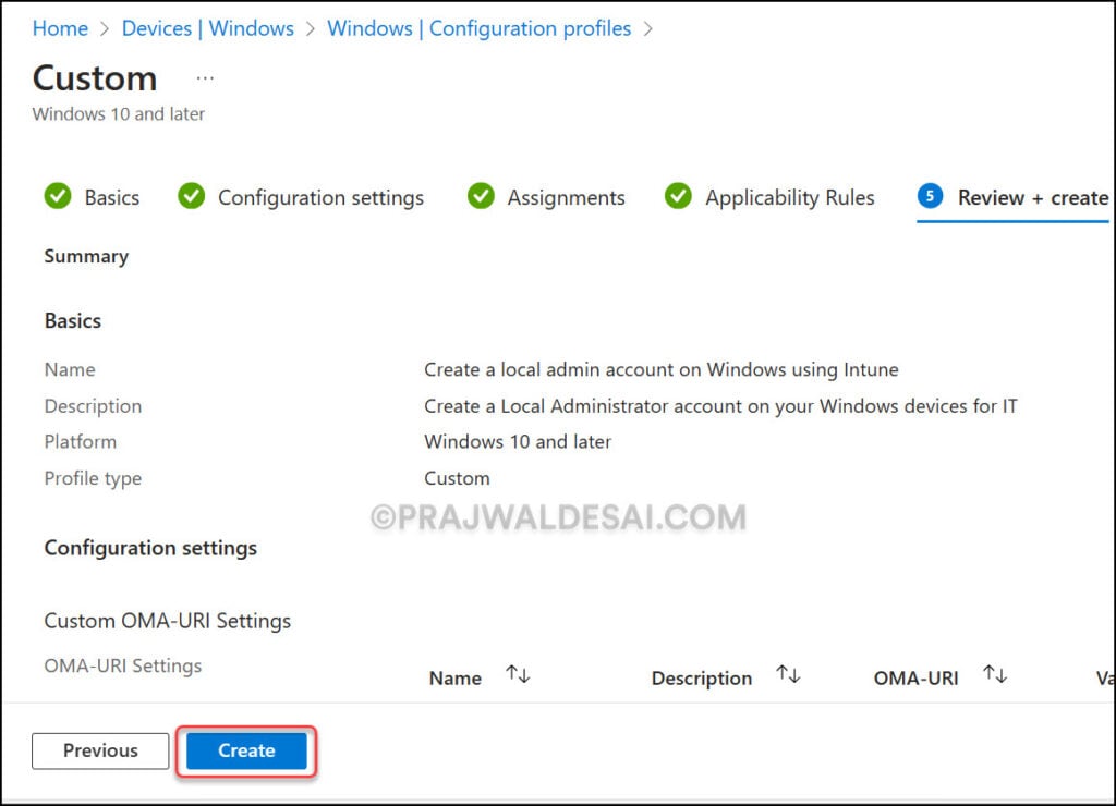 Create a Local Admin Account using Intune 8 Create a Local Admin Account using Intune