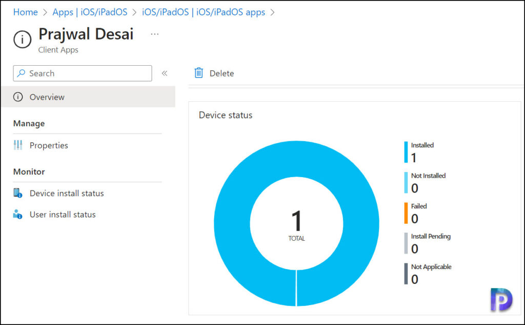 Create Web Clip App in Intune for iOS/iPadOS Devices 8 Monitor iOS/iPadOS Web Clip App deployment Intune