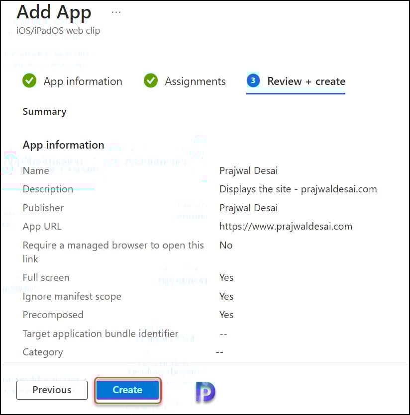 Create Web Clip App in Intune for iOS/iPadOS Devices 5 Add iOS/iPadOS Web Clip App in Intune
