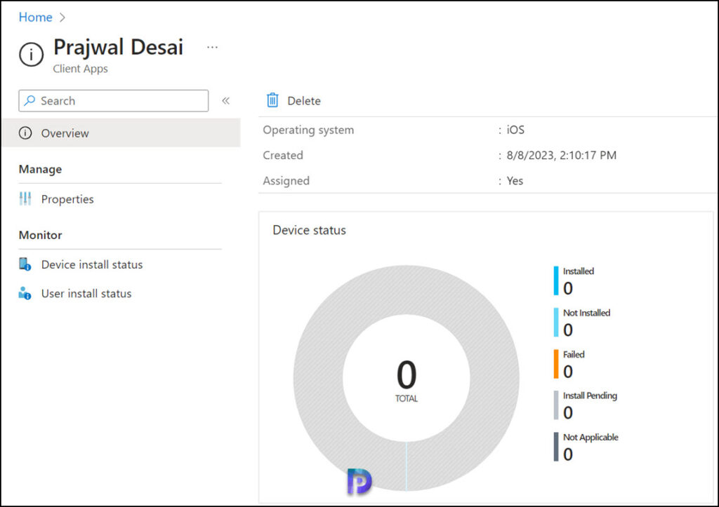 Create Web Clip App in Intune for iOS/iPadOS Devices 6 Monitor Web Clip App Deployment in Intune