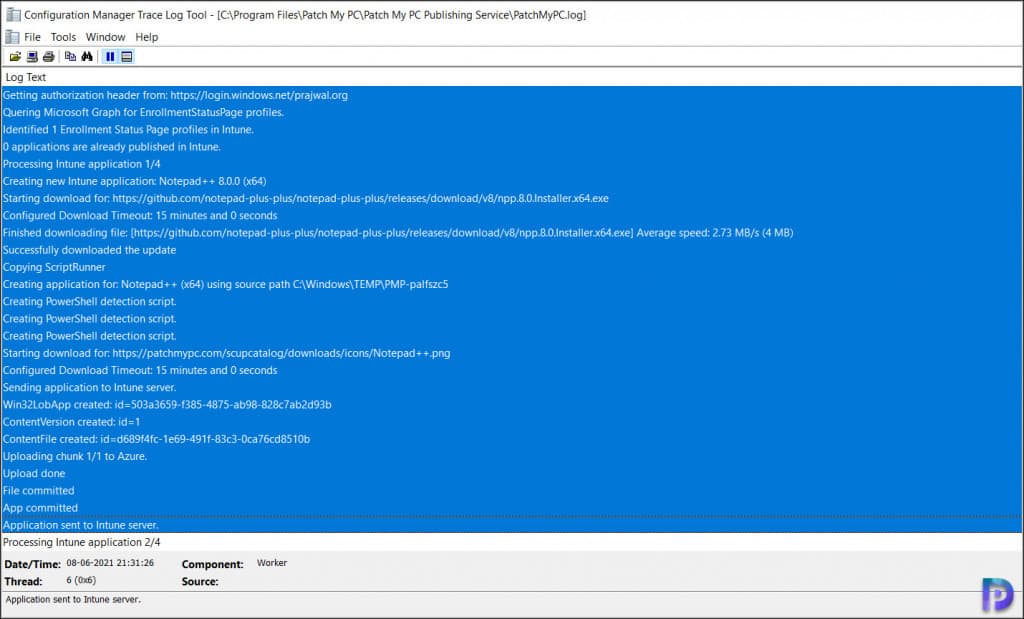Create Win32 Applications using Patch My PC in Intune 6 Win32 Applications Uploaded to Intune