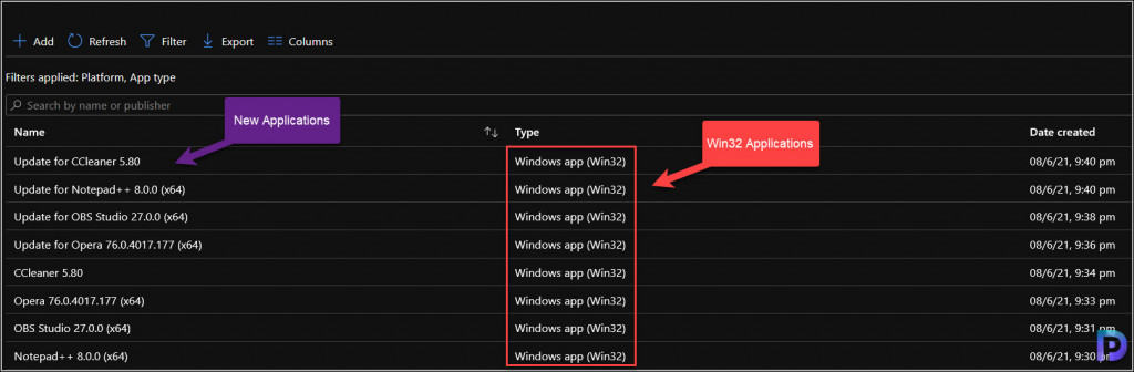 Create Win32 Applications using Patch My PC in Intune 7 Win32 Applications In Intune
