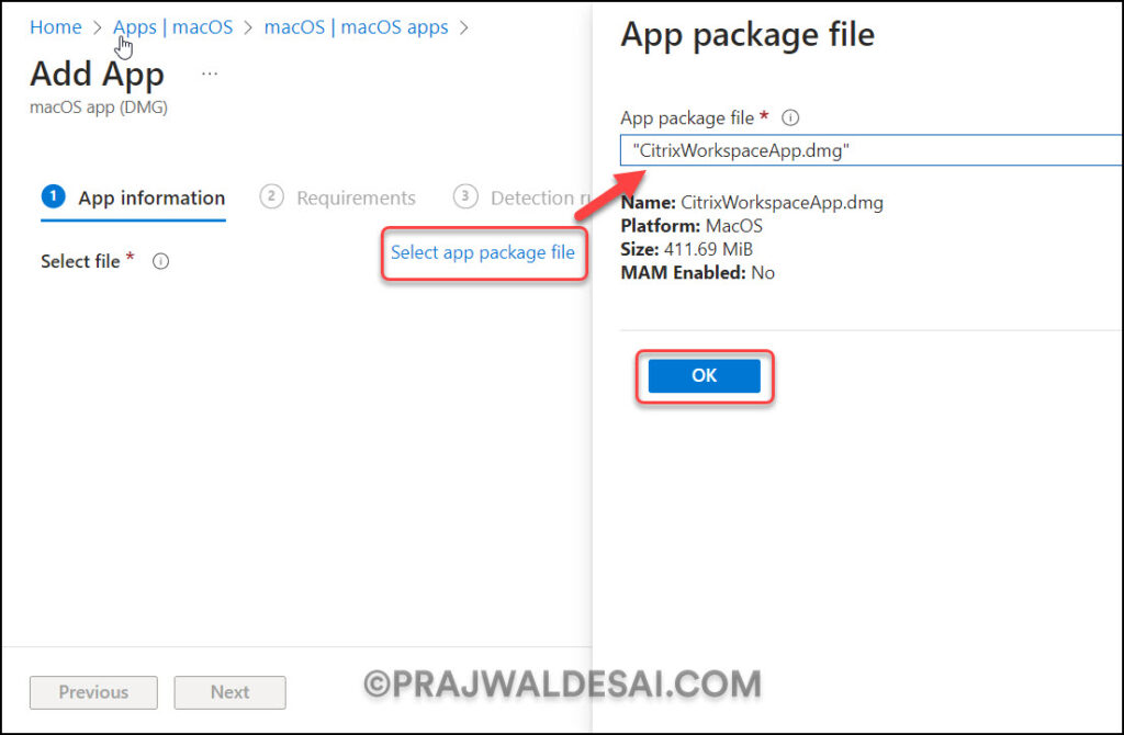 Intune: Deploy Citrix Workspace App for macOS Devices 11 Add Citrix Workspace MacOS DMG App in Intune