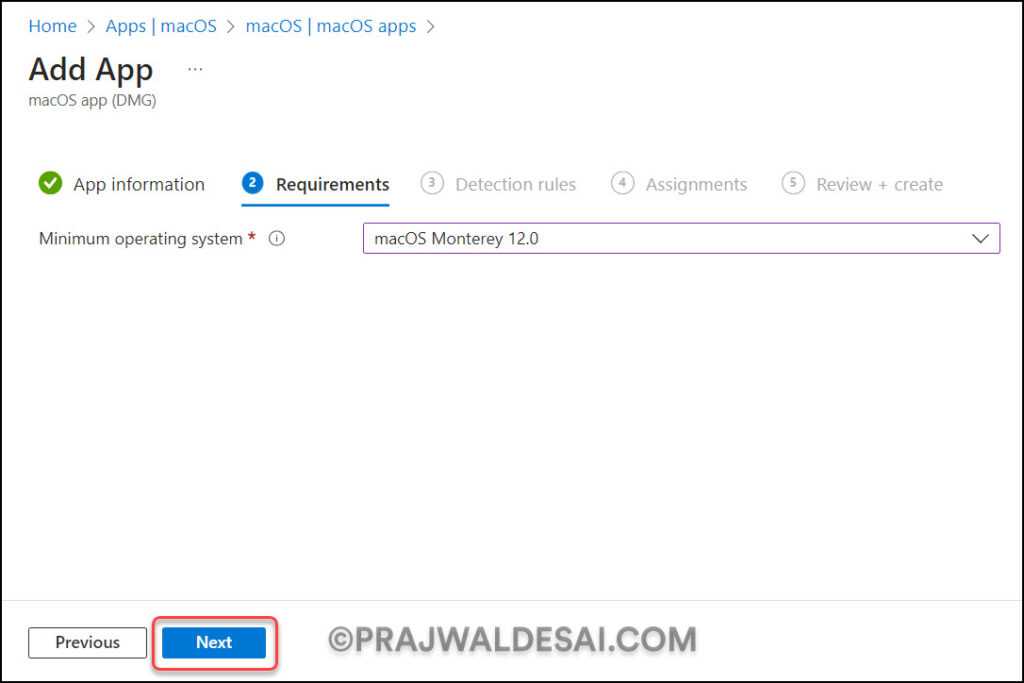 Intune: Deploy Citrix Workspace App for macOS Devices 13 Configure Requirements for CitrixWorkspaceApp.dmg