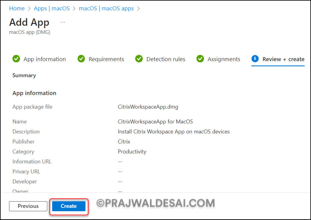 Intune: Deploy Citrix Workspace App for macOS Devices 16 Deploy Citrix Workspace App for macOS using Intune