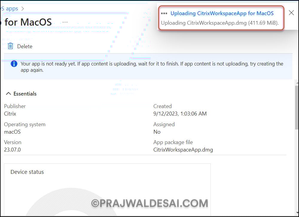 Intune: Deploy Citrix Workspace App for macOS Devices 17 Deploy Citrix Workspace App for macOS using Intune