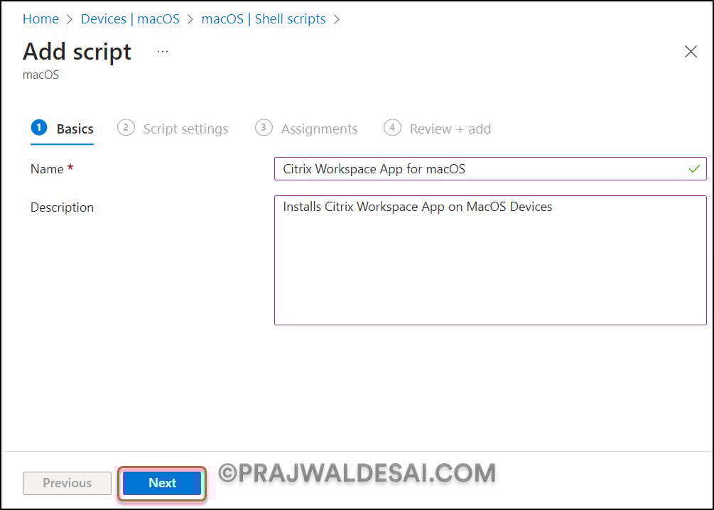 Intune: Deploy Citrix Workspace App for macOS Devices 2 Install Citrix Workspace App on MacOS devices using Intune Shell Script