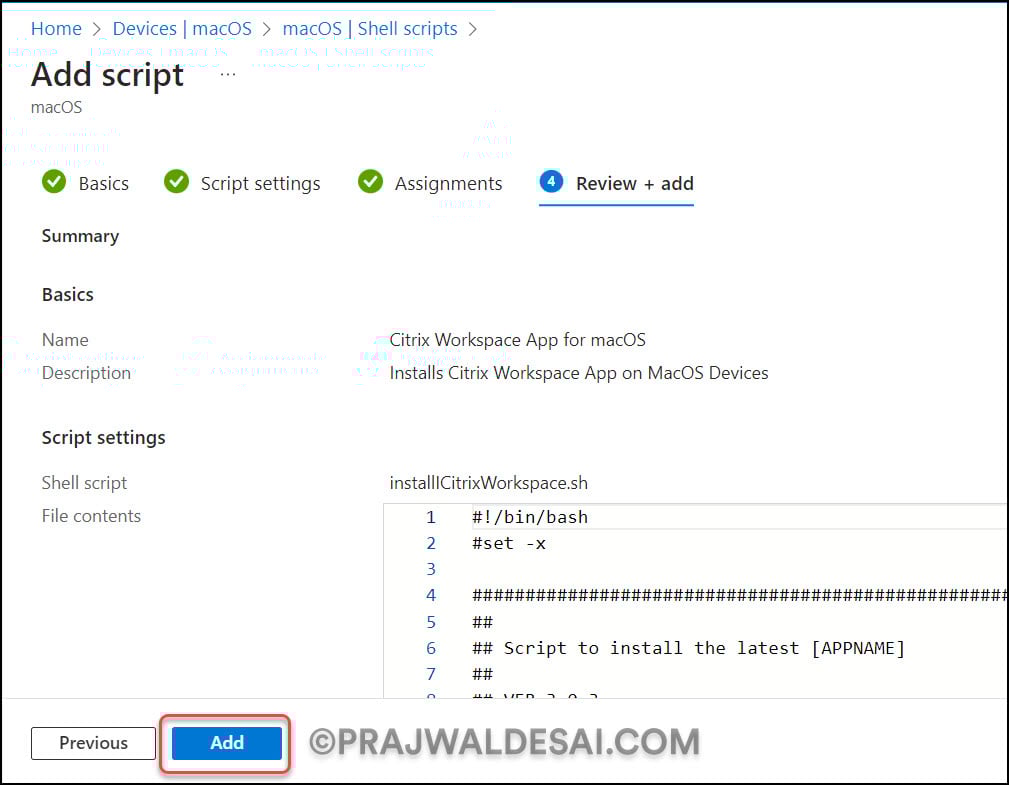 Intune: Deploy Citrix Workspace App for macOS Devices 6 Create Citrix Workspace App Deployment in Intune
