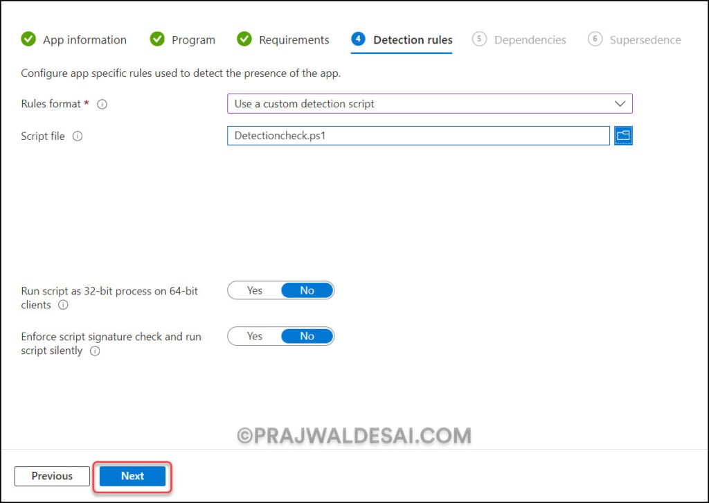 Deploy Fonts using Intune: 3 Proven Methods 11 Configure Detection Rules for Fonts deployment using Intune