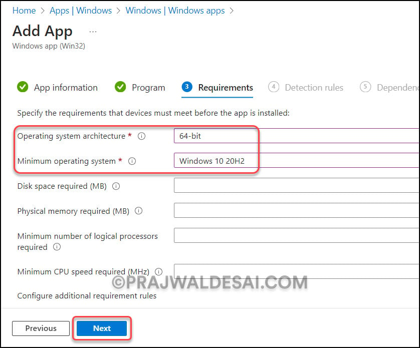 Configure requirements for installing Endpoint Central Agent 