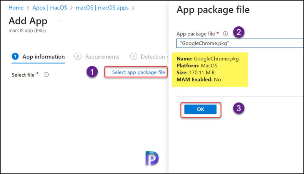 Deploy PKG Apps using Intune on macOS Devices 3 Add .PKG app package file to Intune