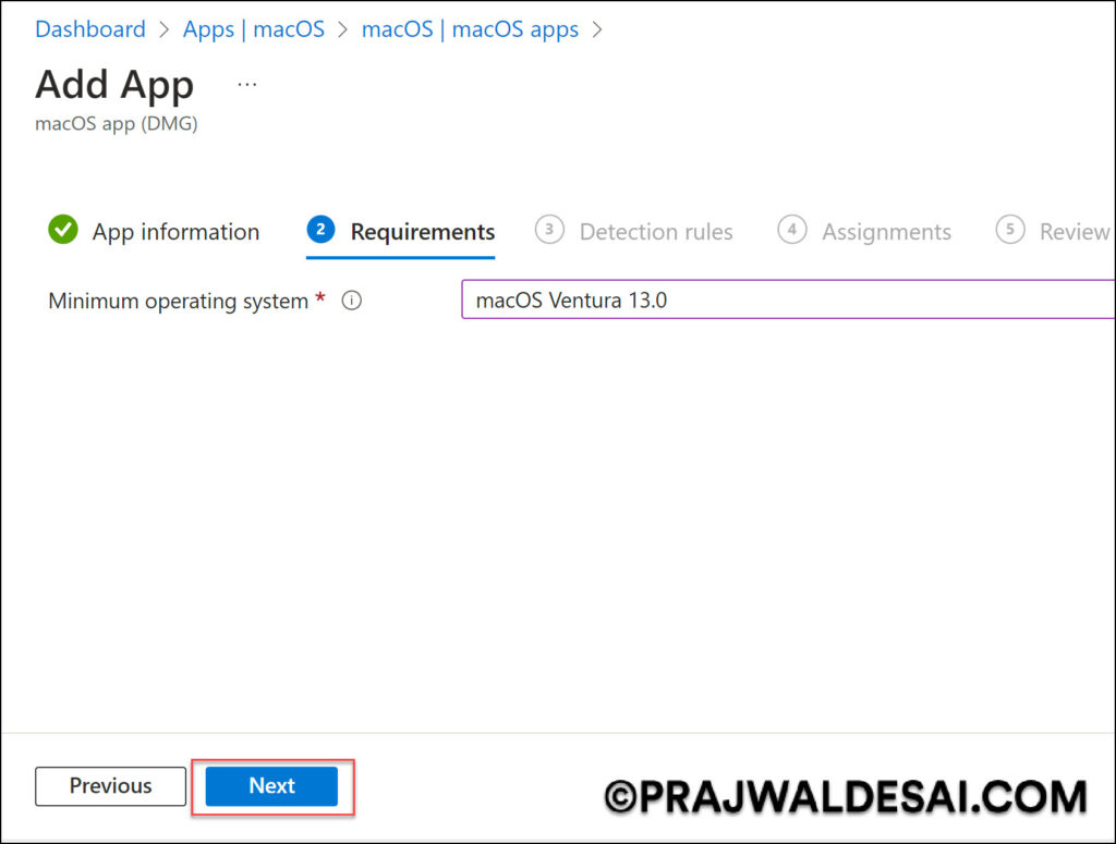 Deploy Royal TS for macOS using Intune 6 Configure OS Requirements for Royal TS MacOS App