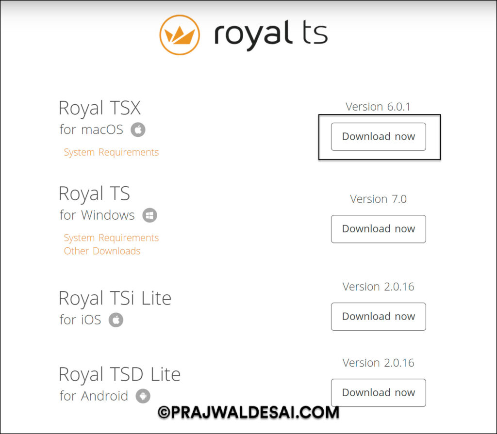 Deploy Royal TS for macOS using Intune 1 Download Royal TS for macOS