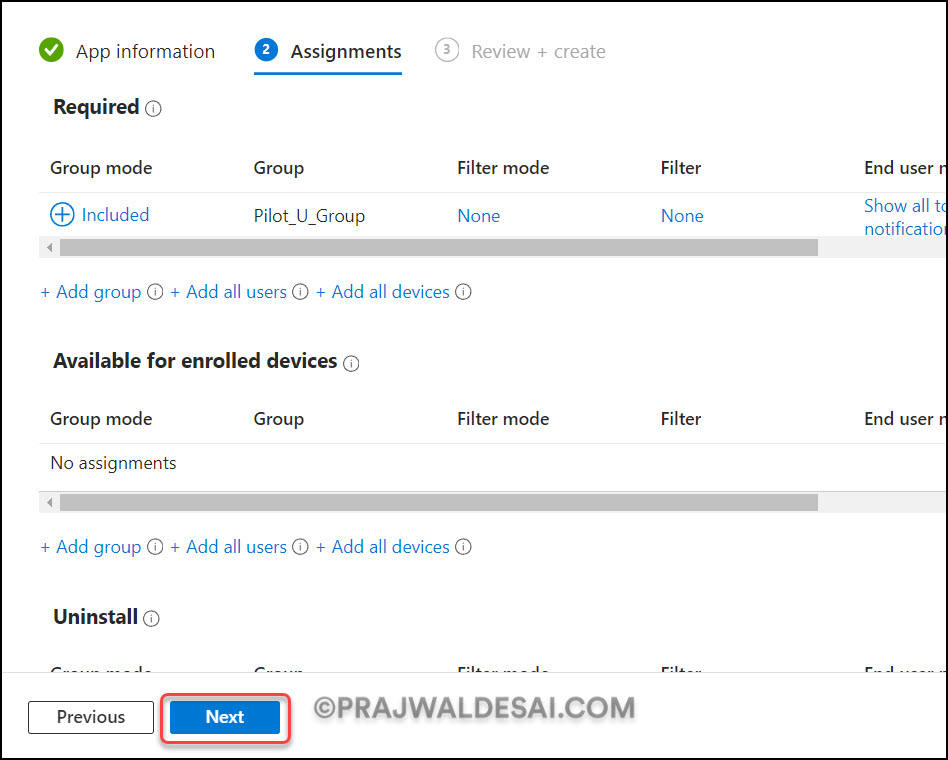 How to Deploy SysInternals Suite using Intune 7 Assign SysInternals Suite tools to Intune groups