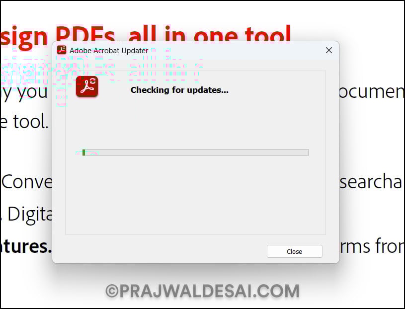 Disable Acrobat Reader Updates using GPO (Group Policy) 2 Check for Updates option in Acrobat Reader