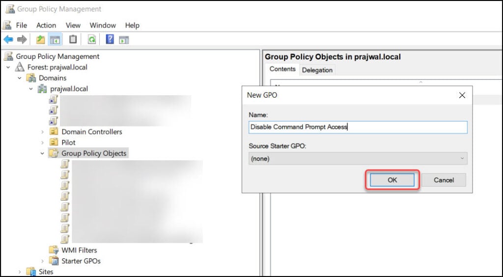 Disable Command Prompt using Group Policy (GPO) 1 Disable Command Prompt using Group Policy