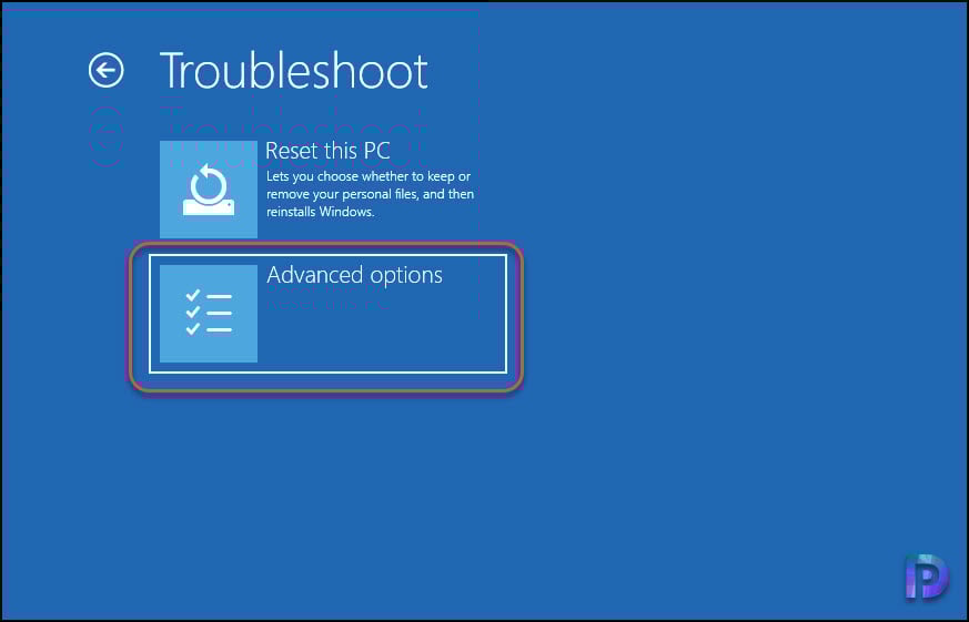4 Ways to Disable Driver Signature Enforcement in Windows 11 3 Windows 11 Advanced options