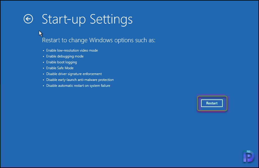 4 Ways to Disable Driver Signature Enforcement in Windows 11 5 Restart Windows 11 PC