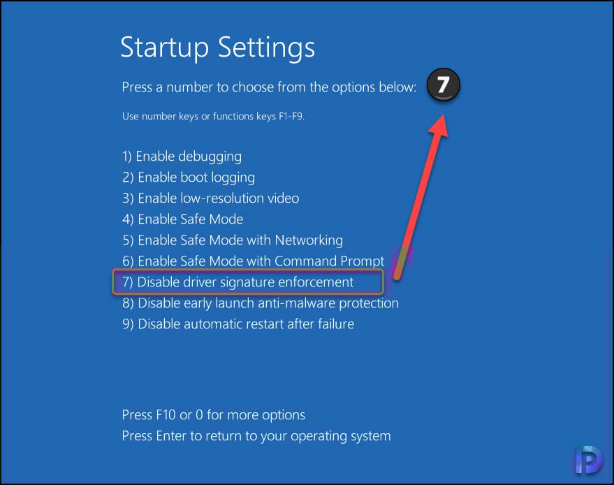 4 Ways to Disable Driver Signature Enforcement in Windows 11 6 Disable Driver Signature Enforcement in Startup Settings