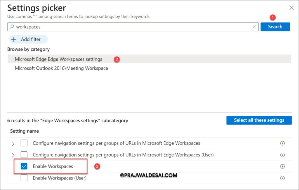 How to Disable Microsoft Edge Workspaces using Intune 6 Disable Microsoft Edge Workspaces using Intune