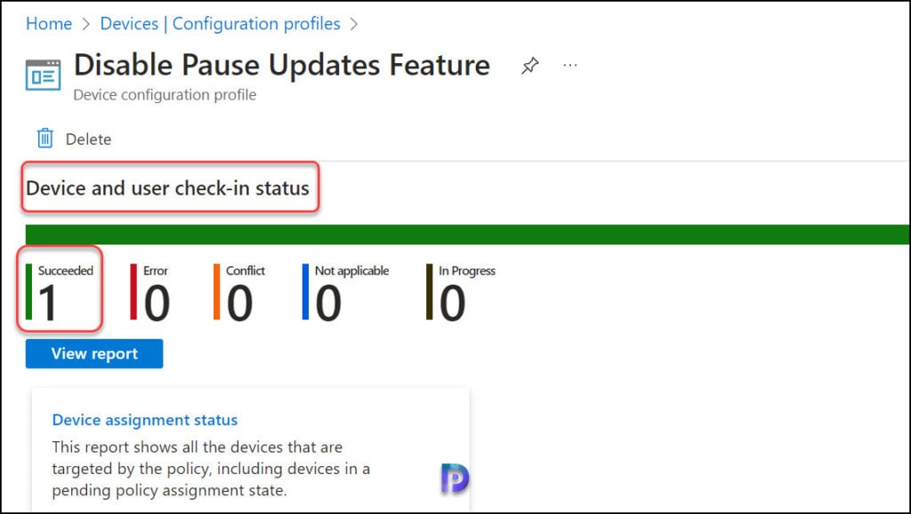 Disable Pause Updates using Intune | Group Policy (GPO) 10 Monitor Policy Deployment in Intune