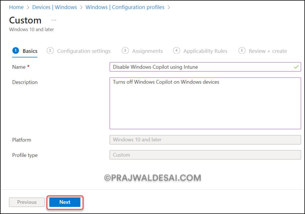 Disable Copilot on Windows 11 using Intune and GPO 3 disable Copilot on Windows 11 using Intune