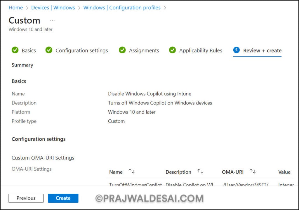 Disable Copilot on Windows 11 using Intune and GPO 8 Disable Copilot on Windows 11 using Intune