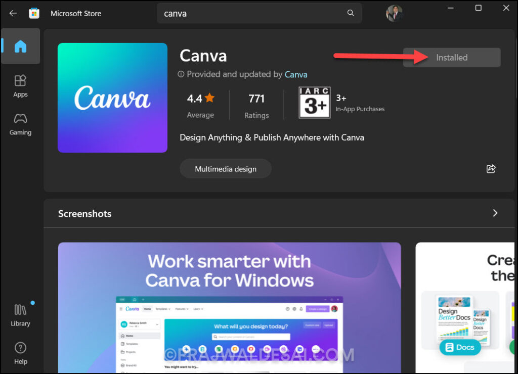2 Best Ways to Install Canva on Windows 2 Install Canva app from the Microsoft Store
