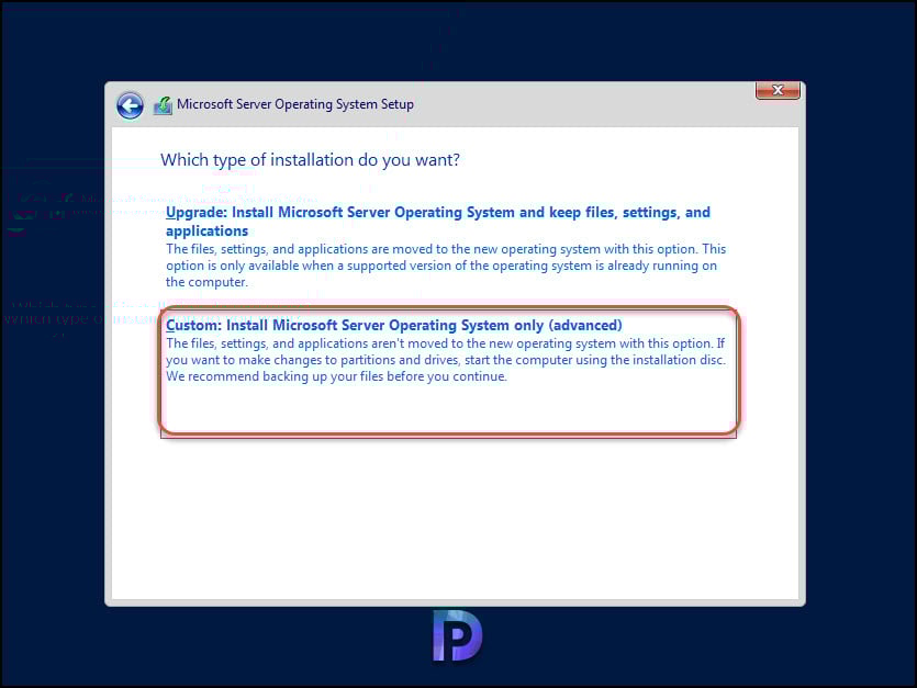Install Windows Server 2022 Core: A Step-by-Step Guide 7 Choose the Server Core Installation Type