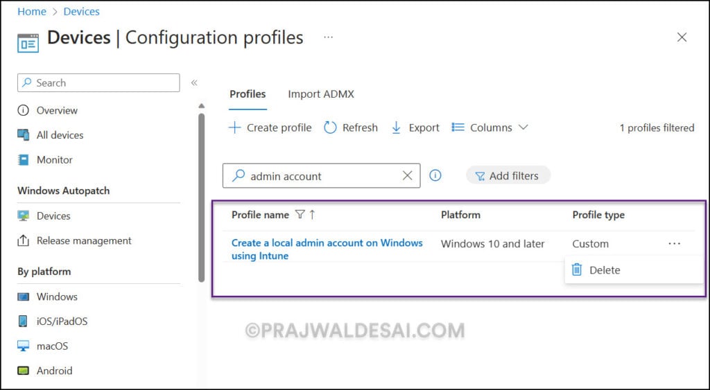 Easily Duplicate Settings Catalog Policy In Intune 5 Unable to Duplicate Custom Configuration Profile