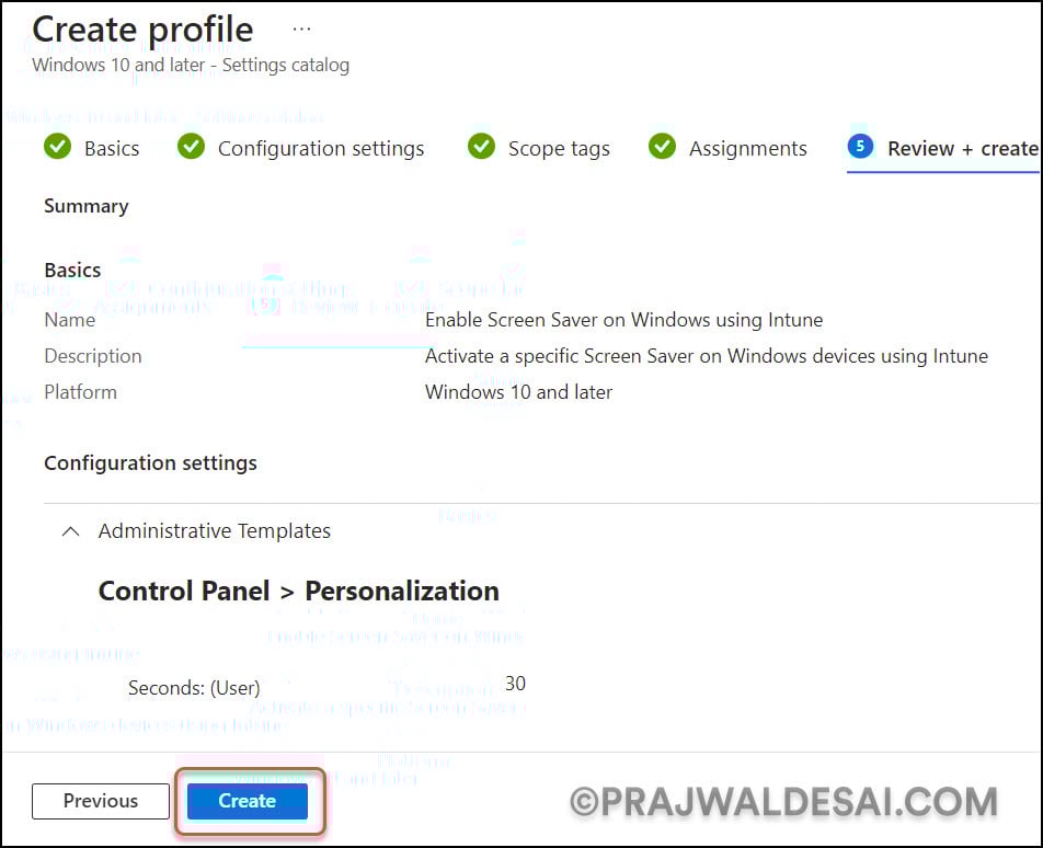 Enable Screen Saver on Windows using Intune 10 Enable Screen Saver on Windows using Intune