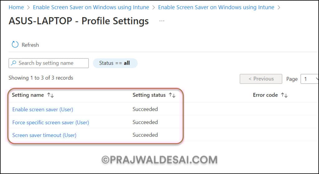 Enable Screen Saver on Windows using Intune 12 Monitor Screen Saver Policy in Intune