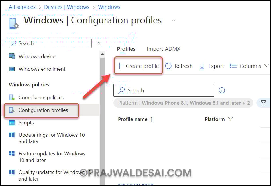 Enable Screen Saver on Windows using Intune 2 Create Configuration Manager to Enable Screen Saver on Windows using Intune