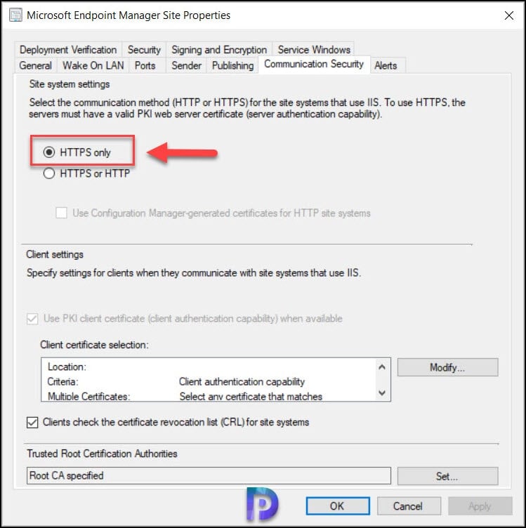 Enable Site System Roles for HTTPS or Enhanced HTTP 4 Fix Enable site system roles for HTTPS or Enhanced HTTP Warning