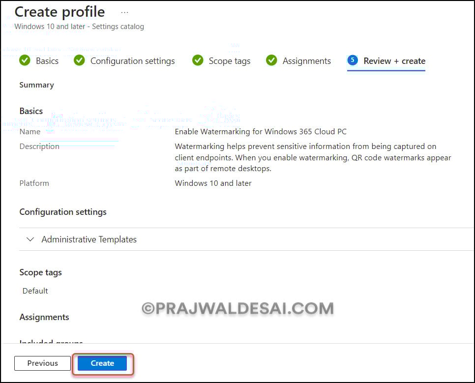 Enable Watermarking for Windows 365 Cloud PCs 6 Enable Watermarking for Windows 365 Cloud PCs
