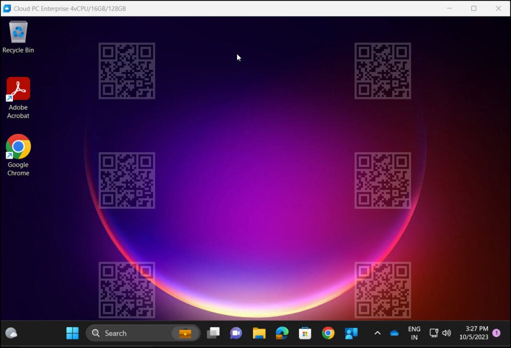 Enable Watermarking for Windows 365 Cloud PCs 8 End User Experience: Watermarking Cloud PCs